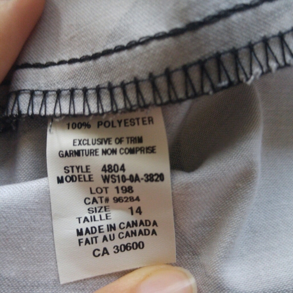 NWOT Black & Gray Circle Pattern Skater Dress - Picture 11 of 12